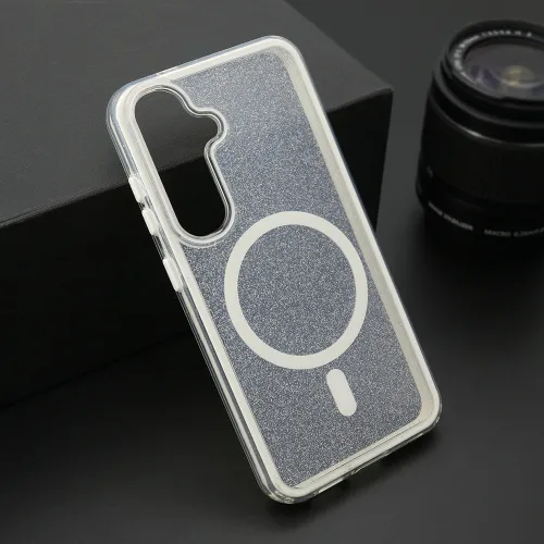 Futrola - maska CRYSTAL MagSafe za Samsung S931 Galaxy S25 5G bela (MS).