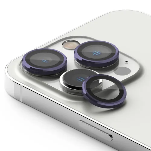 Folija za zastitu kamere RING za iPhone 15 Pro (6.1)/iPhone 15 Pro Max (6.7) ljubicasta (MS).