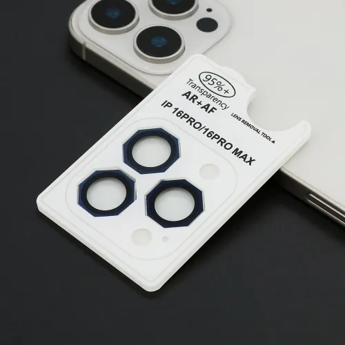 Folija za zastitu kamere OCTAGON za iPhone 16 Pro (6.3)/16 Pro Max (6.9) plava (MS).