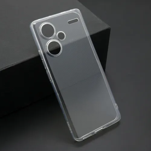 Futrola - maska ultra tanki PROTECT silikon za Xiaomi Redmi Note 13 Pro Plus 5G providna (bela) (MS).
