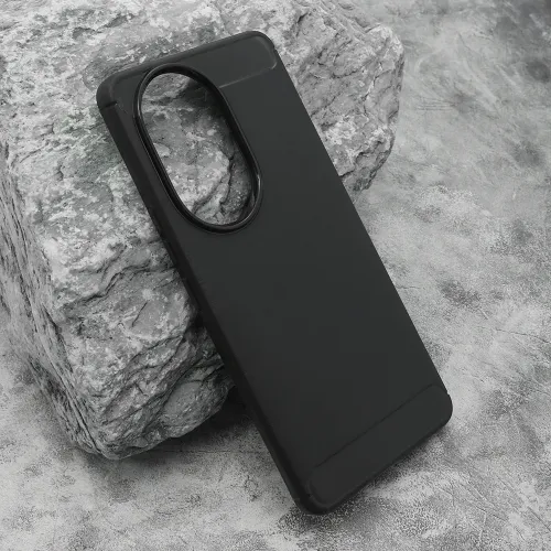 Silikonska futrola - maska BRUSHED za Huawei Honor 200 Pro crna (MS).
