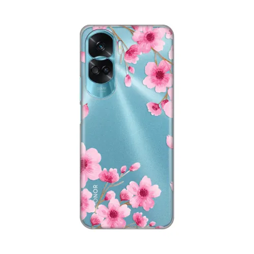 Silikonska futrola - maska print Skin za Huawei Honor 90 Lite Rose Flowers.