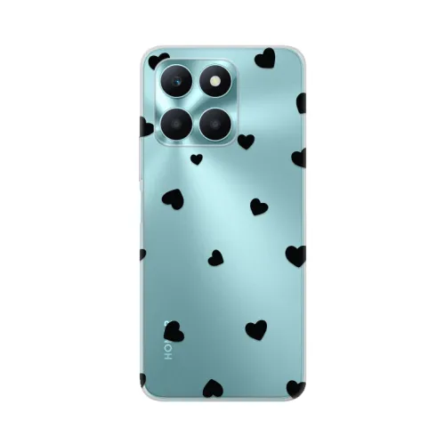 Silikonska futrola - maska print Skin za Huawei Honor X6a Hearts.