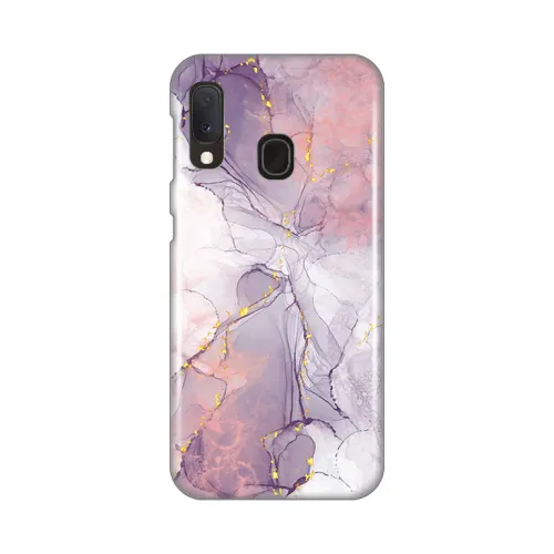Silikonska futrola - maska print za Samsung A202 Galaxy A20E Pink Marble.