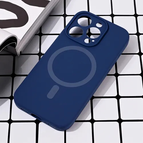 Futrola - maska Magsafe Pure color za iPhone 15 Pro 6.1 plava.