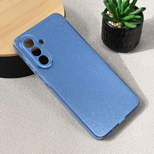Futrola - maska Sparkle Dust za Samsung A566 Galaxy A56 5G plava.