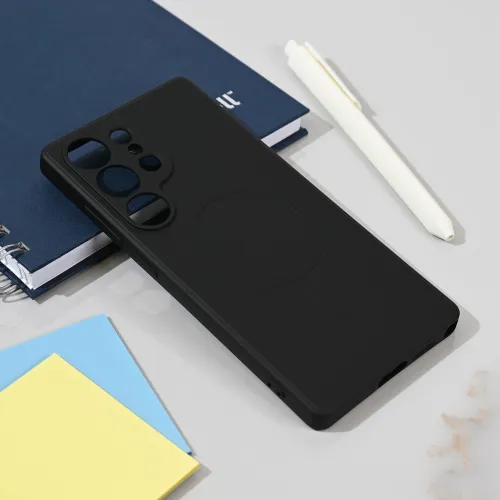 Futrola - maska Teracell Giulietta Magsafe za Samsung S938 Galaxy S25 Ultra crna.