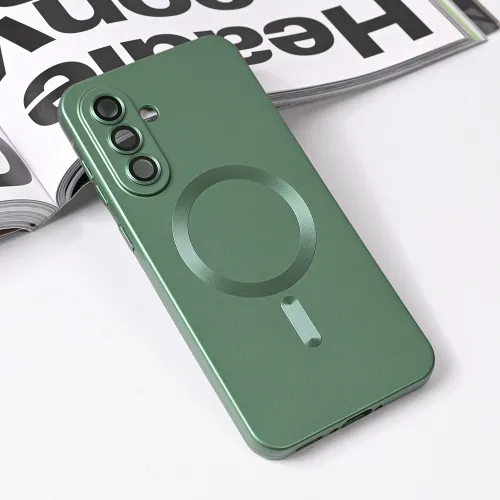 Futrola - maska Magsafe Chrome za Samsung A566 Galaxy A56 zelena.