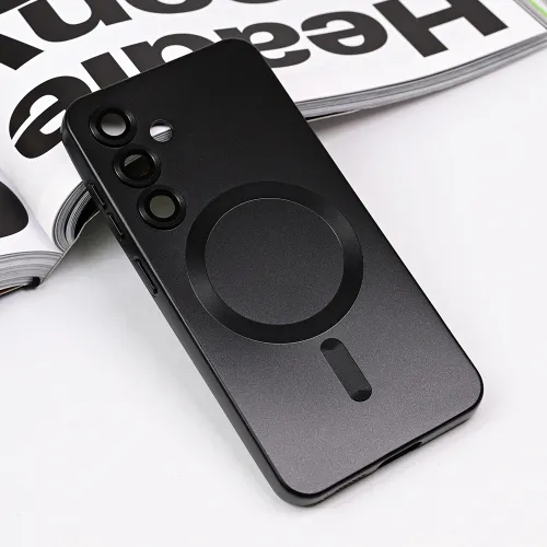 Futrola - maska Magsafe Chrome za Samsung S921B Galaxy S24 crna.