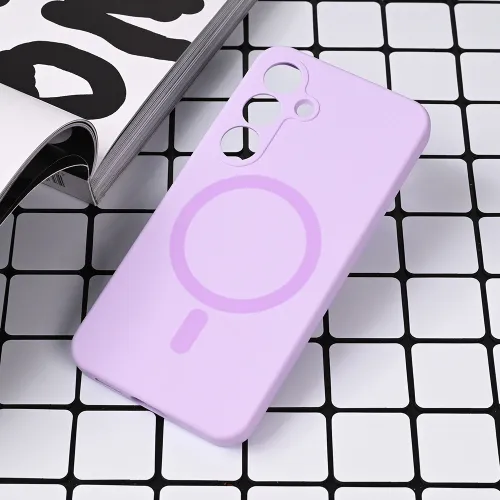 Futrola - maska Magsafe Pure color za Samsung S931 Galaxy S25 lila.