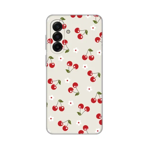 Silikonska futrola - maska print za Samsung A175 Galaxy A17 Cherry and Flowers.