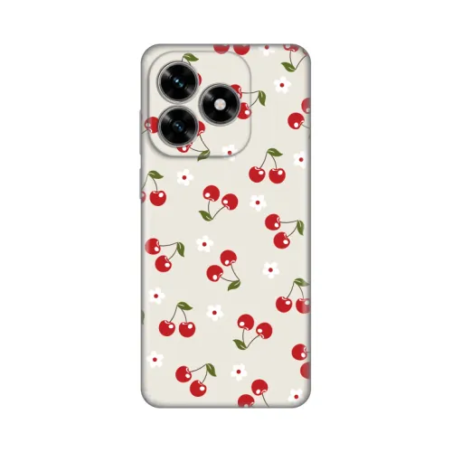 Silikonska futrola - maska print za Huawei Honor X5c Plus Cherry and Flowers.