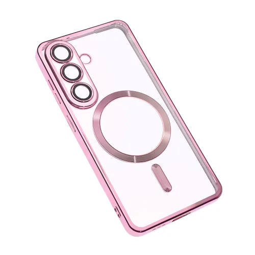 Futrola - maska Magsafe Lux za Samsung S946 Galaxy S26 Plus roze.
