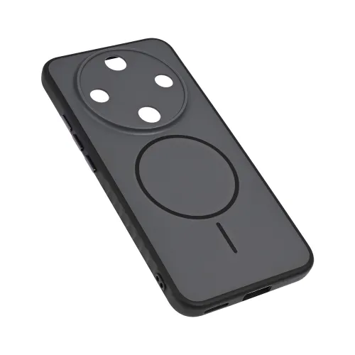 Futrola - maska Magsafe mat Line za Huawei Honor Magic 8 Lite crna.