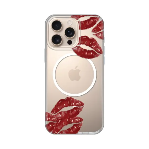 Futrola - maska print Magsafe za iPhone 16 Pro Max 6.9 Kisses.