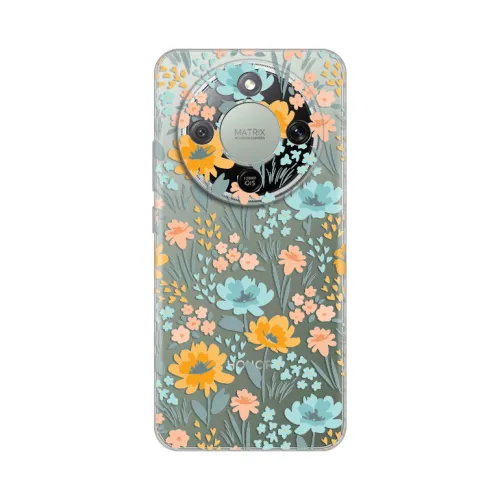 Silikonska futrola - maska print Skin za Huawei Honor Magic 8 Lite Lovely Flowers.