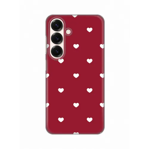 Silikonska futrola - maska print Skin za Samsung S931 Galaxy S25 Burgundy Hearts.