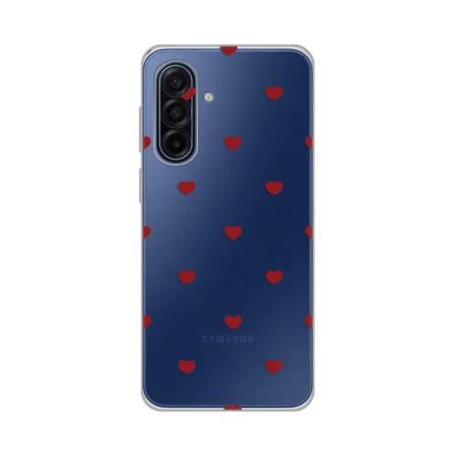 Silikonska futrola - maska print za Samsung A175 Galaxy A17 Red Hearts.