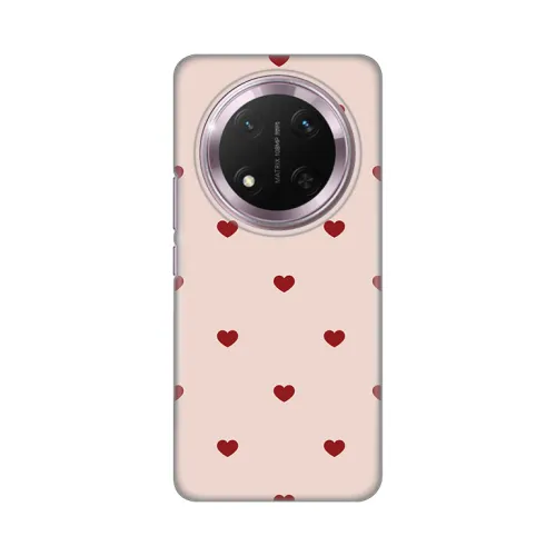 Silikonska futrola - maska print za Huawei Honor Magic 7 lite Beige Hearts.