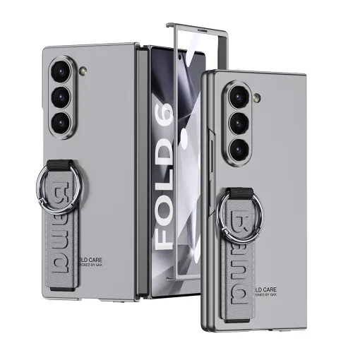Futrola - maska STRAP CASE za Samsung Galaxy Z Fold 6 5G siva (GKK case) (MS).