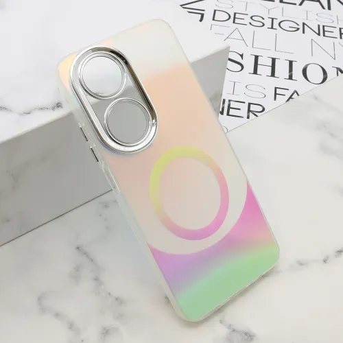 Futrola - maska SPECTRUM RINGS za Huawei Honor X7b bela (MS).