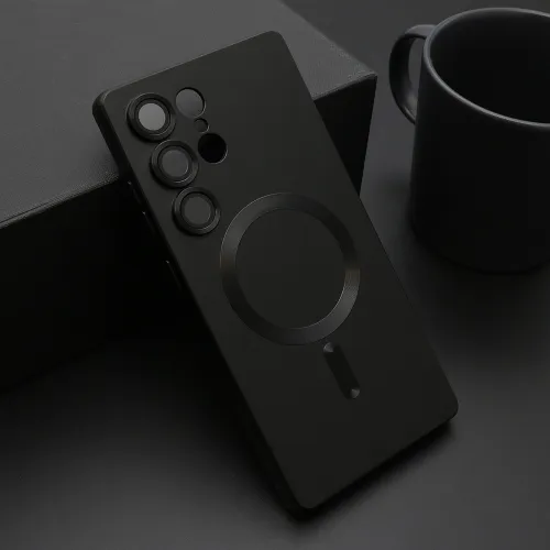 Futrola - maska ELEGANT MAGSAFE za Samsung S938 Galaxy S25 Ultra 5G crna (MS).