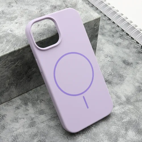 Futrola - maska FLEX MagSafe za iPhone 15 (6.1) ljubicasta (MS).