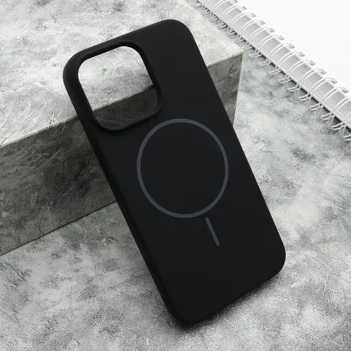 Futrola - maska FLEX MagSafe za iPhone 15 Pro (6.1) crna (MS).