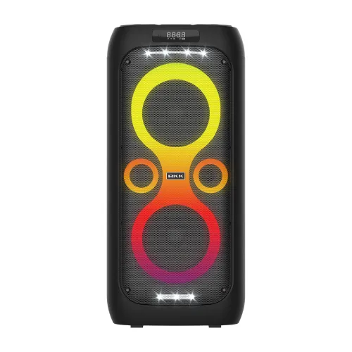 Zvucnik bluetooth BKK K6501D sa dva mikrofona crni (MS).