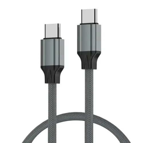 USB Data kabl LDNIO LC441C 65w, iph15, Type C na Type C sivi 1m.