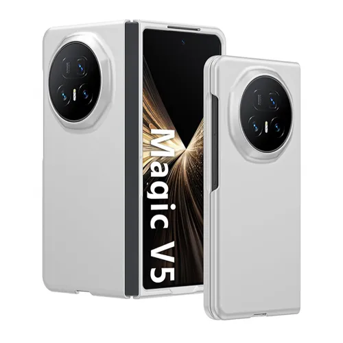 Futrola - maska Elegant Fold za Huawei Honor Magic V5 bela.