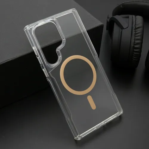 Futrola - maska AURA MagSafe za Samsung S928 Galaxy S24 Ultra 5G zlatna (MS).
