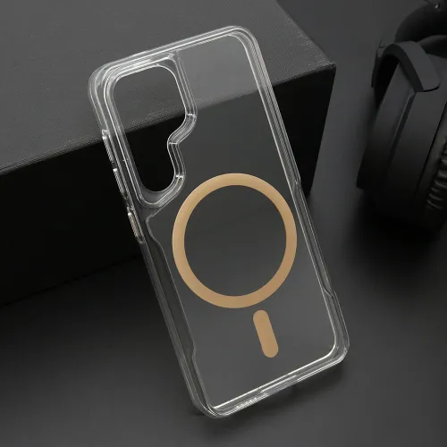 Futrola - maska AURA MagSafe za Samsung S921 Galaxy S24 5G zlatna (MS).