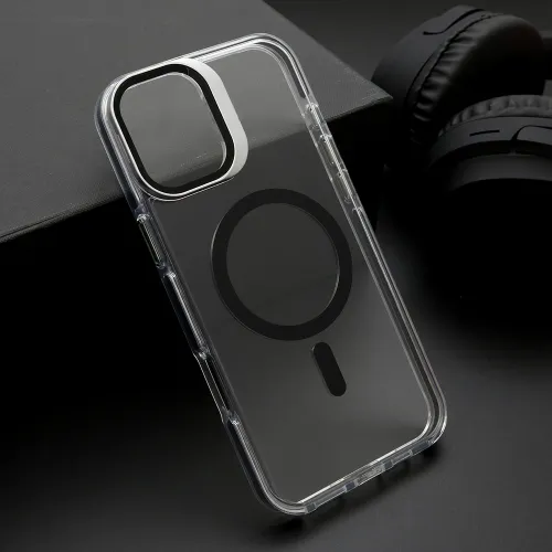 Futrola - maska CAMERA EDGE MagSafe za iPhone 16 Plus (6.7) crna (MS).