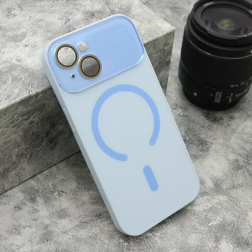 Futrola - maska PASTELPOP MagSafe za iPhone 15 (6.1) plava (MS).