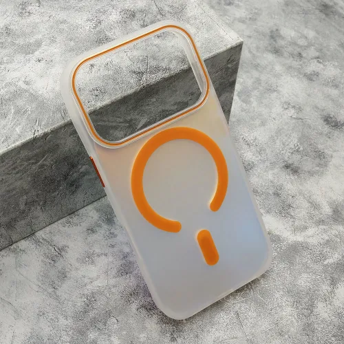 Futrola - maska HOLOGRAM za iPhone 17 Pro (6.3) narandzasta (MS).