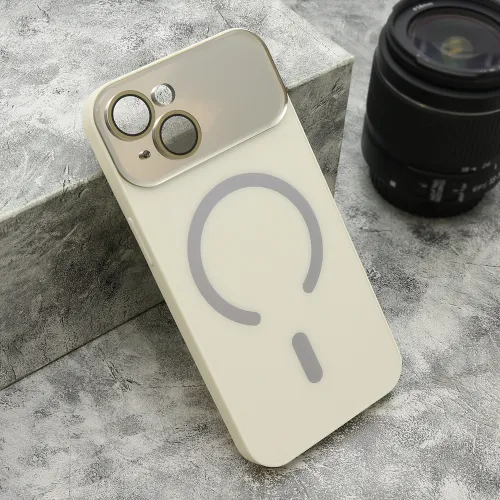 Futrola - maska PASTELPOP MagSafe za iPhone 14 (6.1) titanijum (MS).