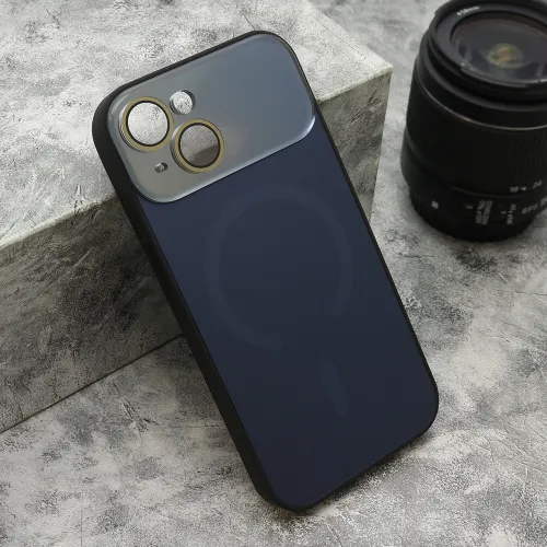 Futrola - maska PASTELPOP MagSafe za iPhone 15 (6.1) crna (MS).