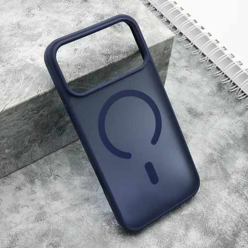 Futrola - maska SILKY MagSafe mat za iPhone 17 Pro Max (6.9) plava (MS).