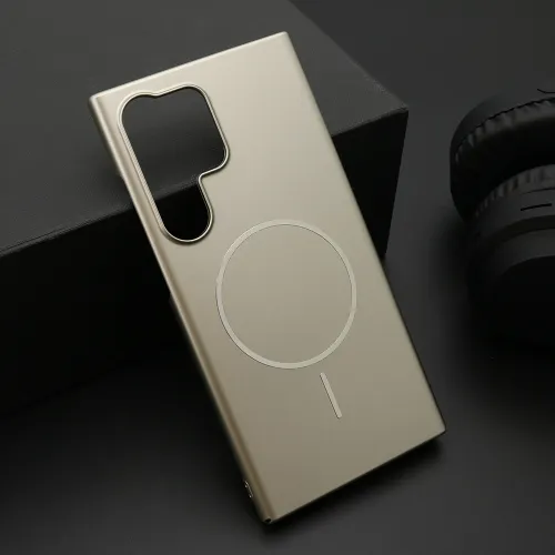 Futrola - maska PURE mat MagSafe za Samsung S928 Galaxy S24 Ultra 5G zlatna (MS).