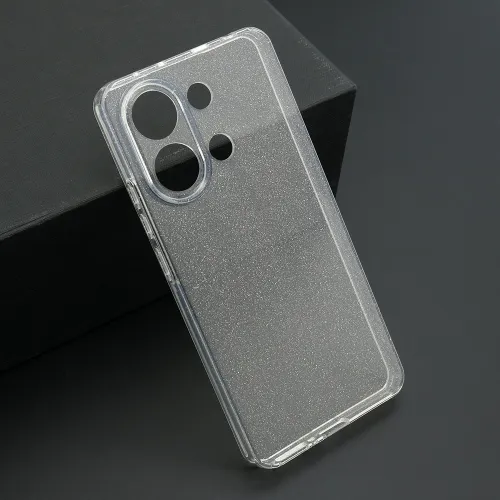 Futrola - maska SPARKLING za Xiaomi Redmi Note 13 4G providna (MS).