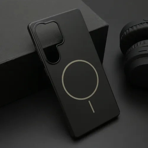 Futrola - maska PURE mat MagSafe za Samsung S938 Galaxy S25 Ultra 5G crna (MS).