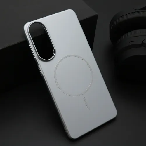 Futrola - maska PURE mat MagSafe za Samsung S937 Galaxy S25 Edge 5G srebrna (MS).