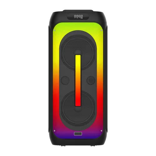 Zvucnik Bluetooth BKK MP-2185 CARNIVAL double 8inch sa dva mikrofona crni (MS).