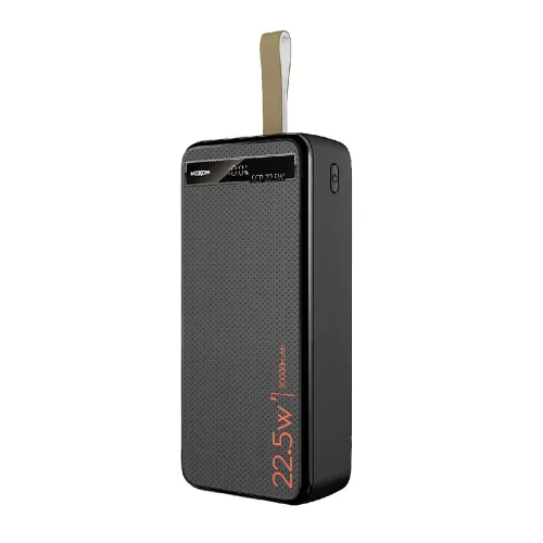 Power Bank prenosiva baterija Moxom MX-PB156 fast charging 30000mAh SCP22.5W+ PD20W 3A crni (MS).