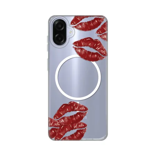 Futrola - maska print Magsafe za Samsung A075F Galaxy A07 Kisses.