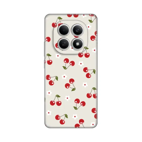 Silikonska futrola - maska print za Xiaomi Redmi Note 15 5G Cherry and Flowers.