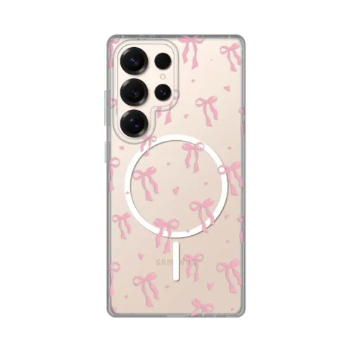 Futrola - maska print Magsafe za Samsung S938 Galaxy S25 Ultra Cute Bows.