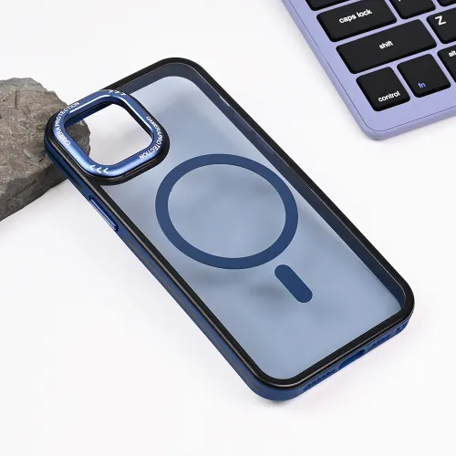 Futrola - maska Magsafe Trendy za iPhone 12 6.1 plava.