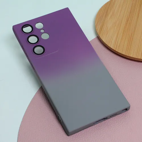 Futrola - maska Rainbow Spring za Samsung Galaxy S23 Ultra ljubicasto siva.